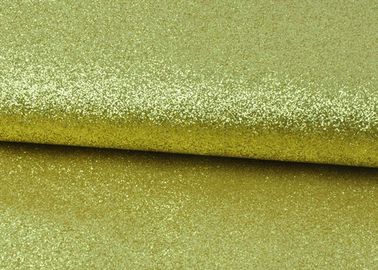 چین Sparkly Fine PU Glitter Fabric Eco Friendly PU مصنوعی Material Plain Color تامین کننده
