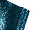 پارچه آبی Glitter Glitter، PU Fabric Fabric Glark Sparkle تامین کننده